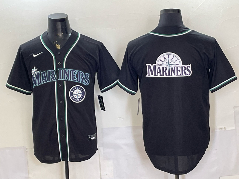 Men 2026 Seattle Mariners blank black Nike MLB Jersey 0801009